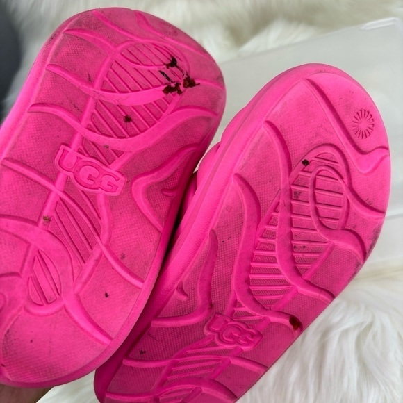 UGG SPORT YEAH SLIDE TAFFY PINK SANDALS SIZE K 13 - Picture 5 of 8
